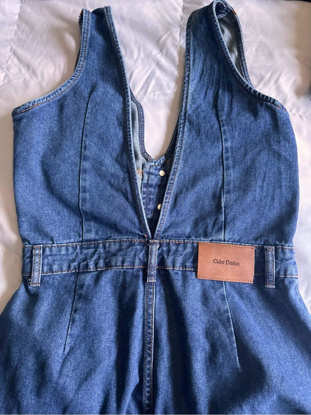 Denim Jumpsuit - Picture 2 of 7